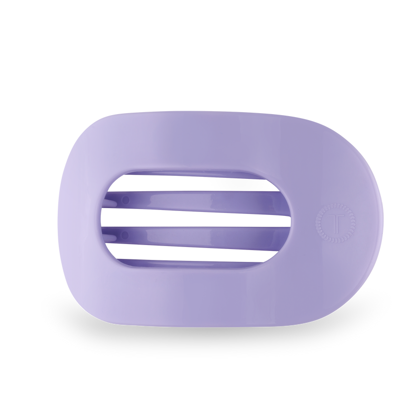 Lilac You Small Flat Round Teleties Clip