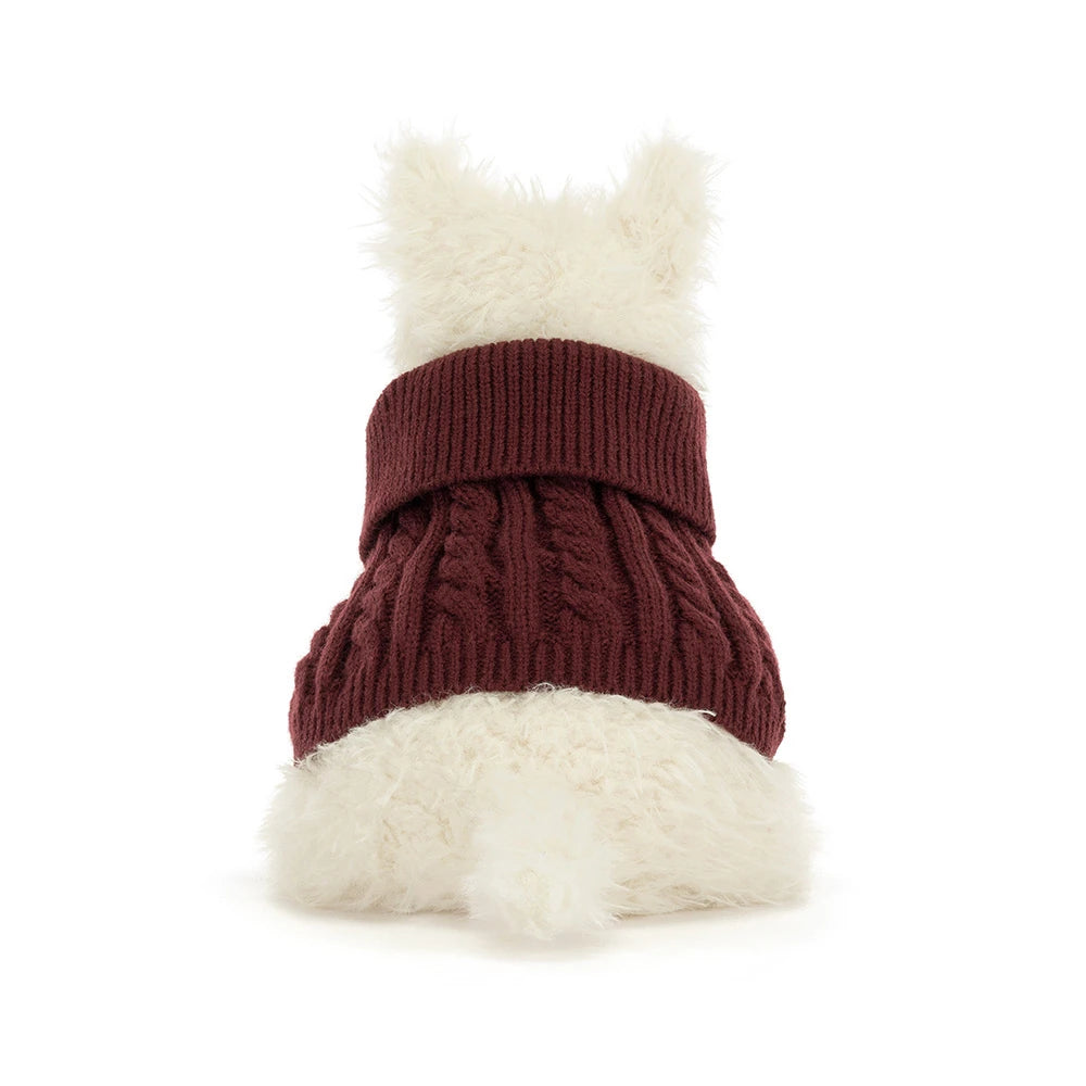 Winter Jumper Monro Scottie Dog Jellycat