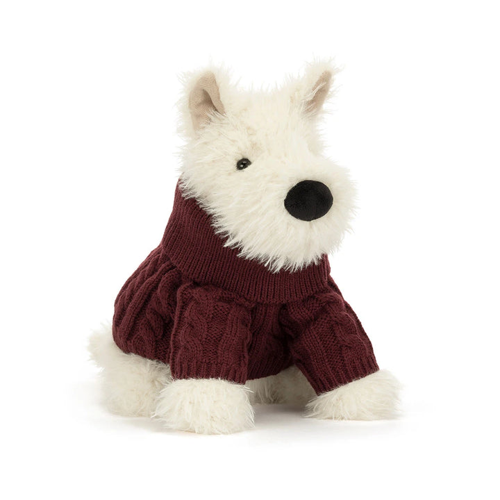 Winter Jumper Monro Scottie Dog Jellycat