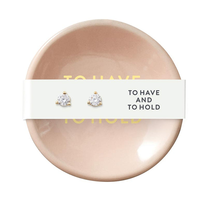 To Have & To Hold Tray & Earrings