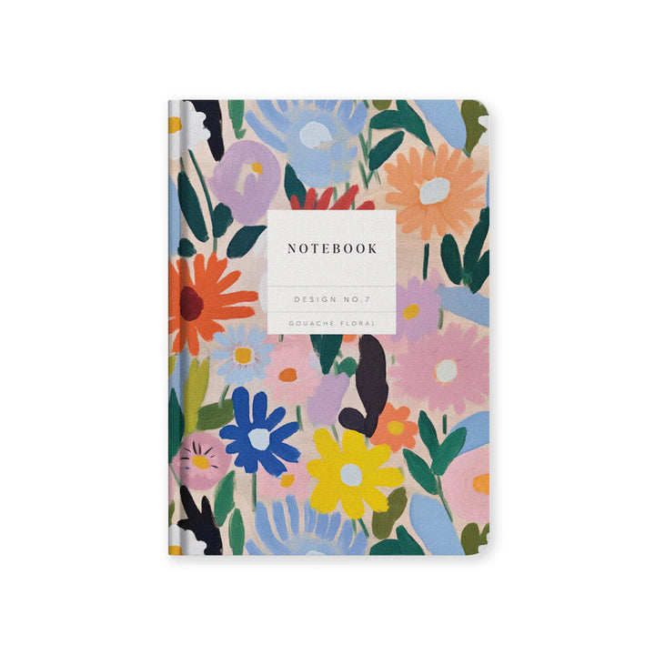 No. 7 Floral Hardback Notebook