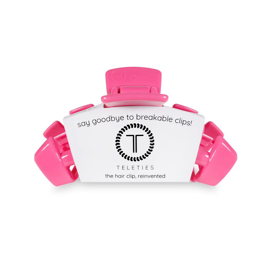 Paradise Pink Medium Classic Teleties Hair Clip
