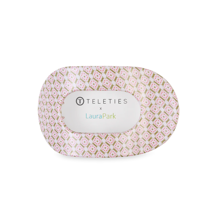 Pine & Pearl Medium Flat Round Teleties Clip