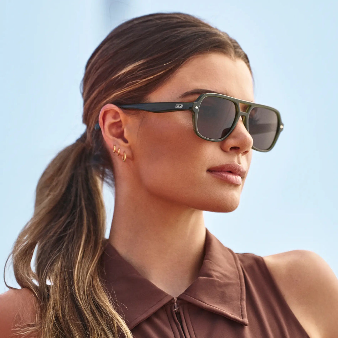 Rally Aviator Court Collection Sunglasses