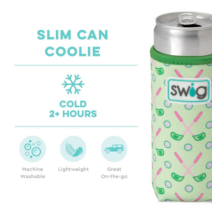 Tee Time Swig Slim Can Coolie