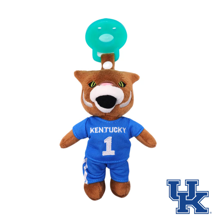 Wildcats Mascot Pacifier Clip