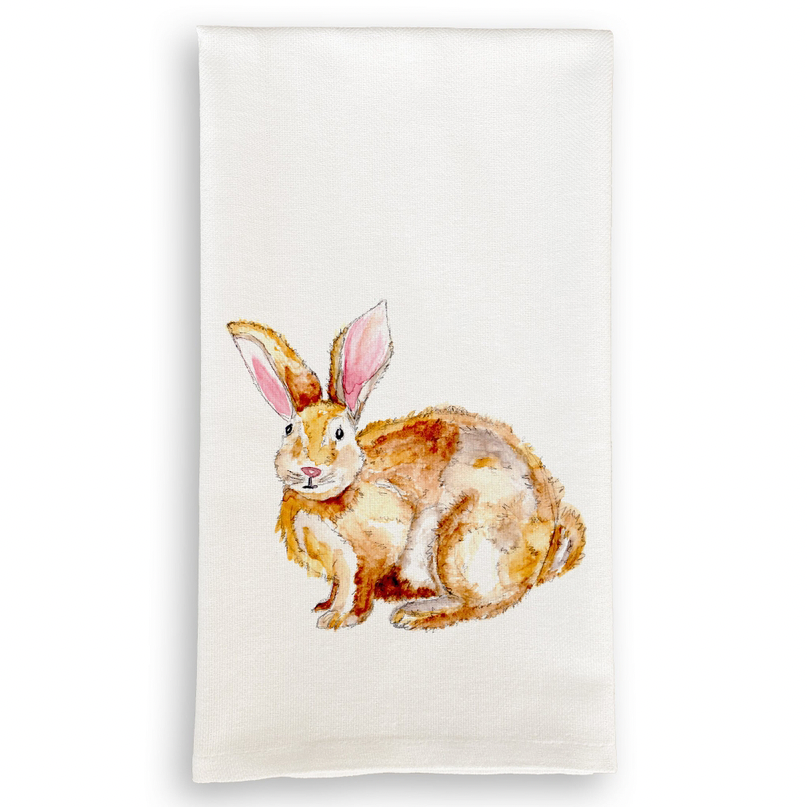 Fluffy Bunny Tea Towel