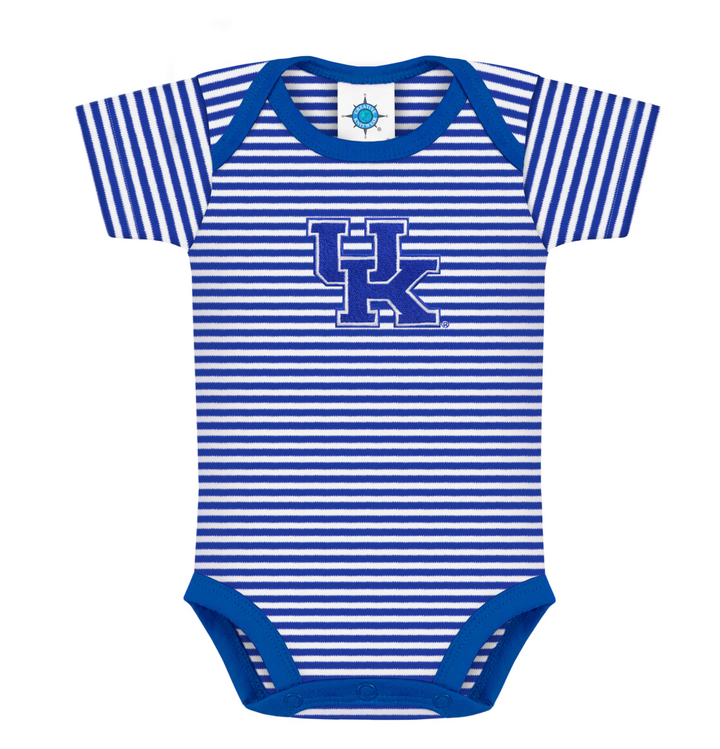 University of Kentucky Striped Baby Bodysuit