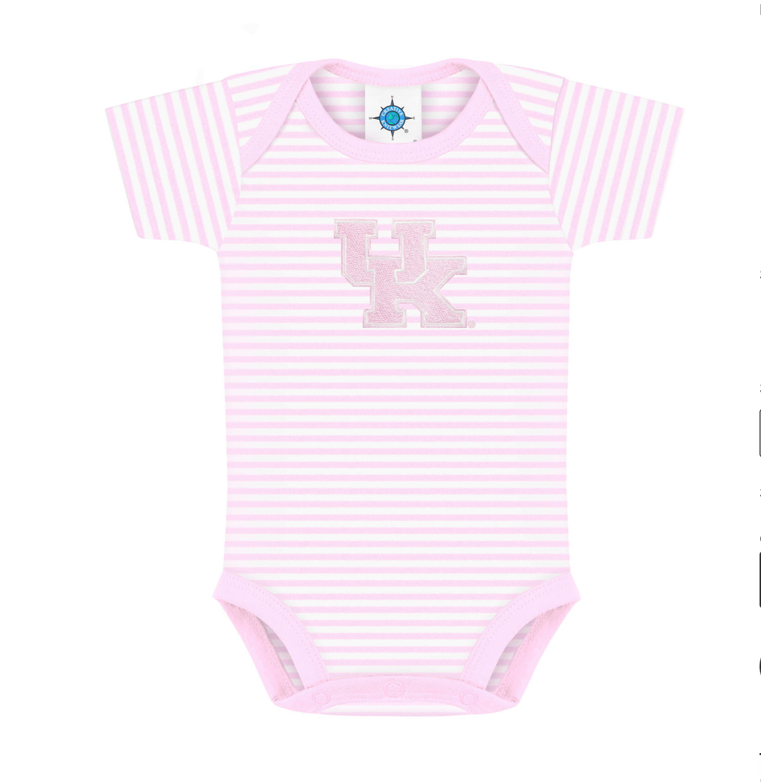 University of Kentucky Striped Baby Bodysuit