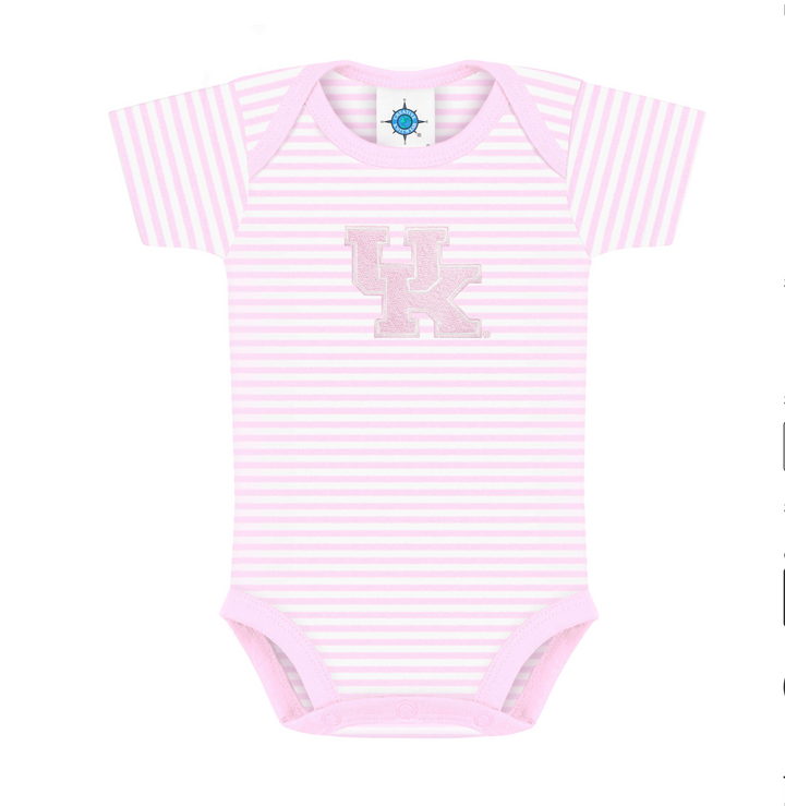 University of Kentucky Striped Baby Bodysuit