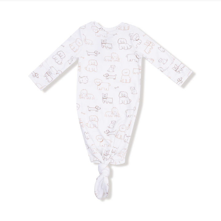 Neutral Pups Knotted Gown