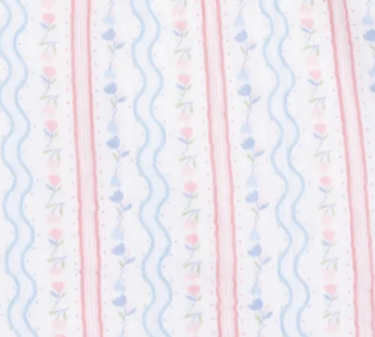 Tulip Stripe Scallop Top & Bloomer
