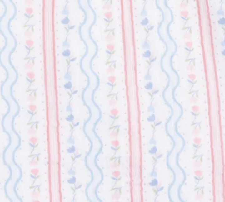 Tulip Stripe Scallop Top & Bloomer