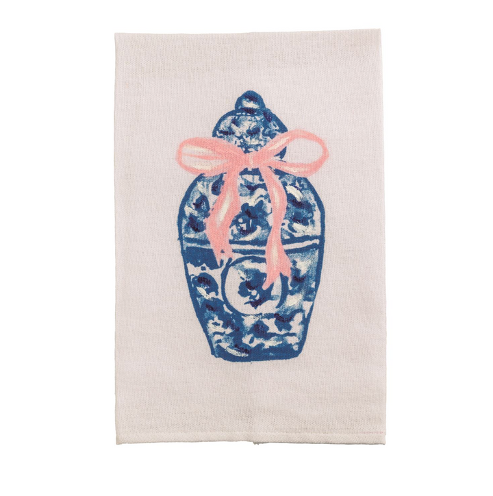 Blue &amp; White Tea Towel