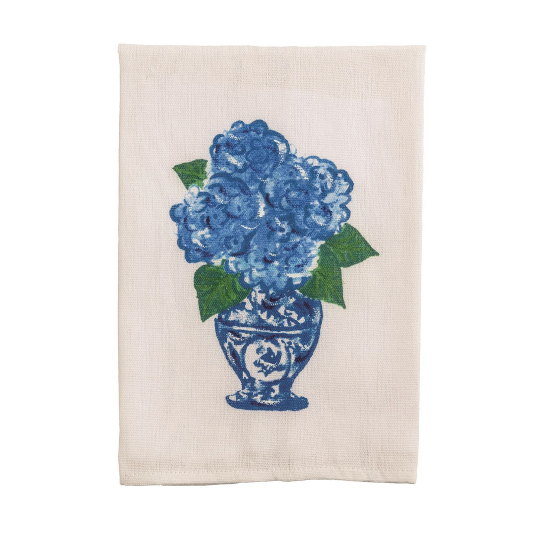 Blue &amp; White Tea Towel
