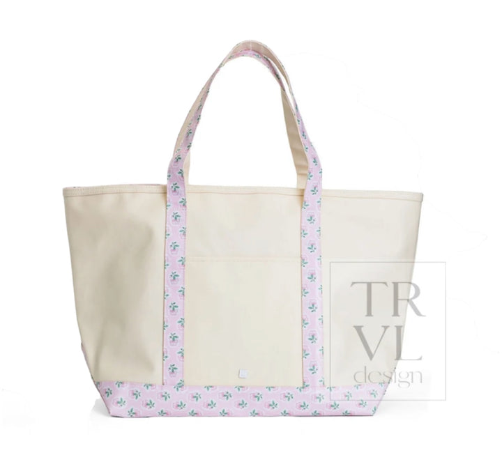 Maxi Coated TRVL Tote