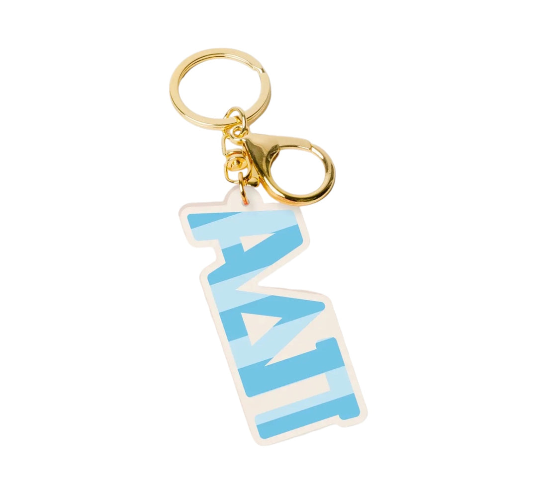 Sorority Stripes Acrylic Keychain