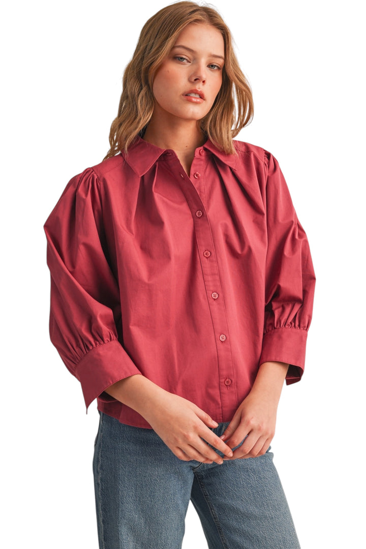 Graves Puff Sleeve Top