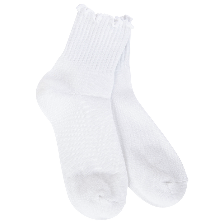 Weekend Quarter Ruffle Socks