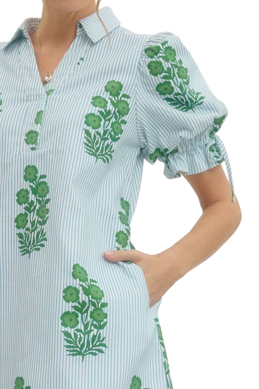 Dumont Block Print Mini Dress