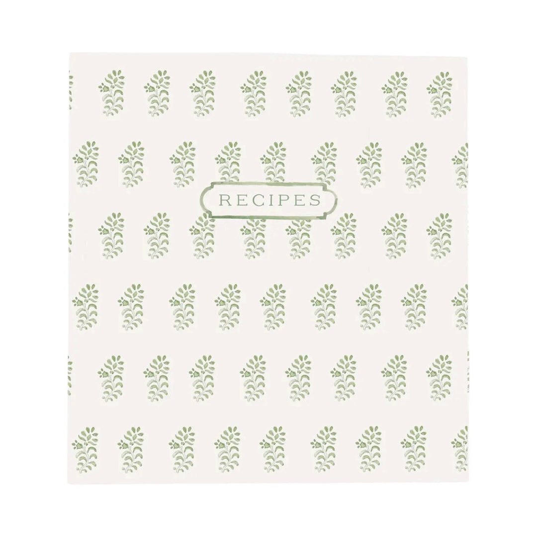 Block Print 3-Ring Recipe Binder