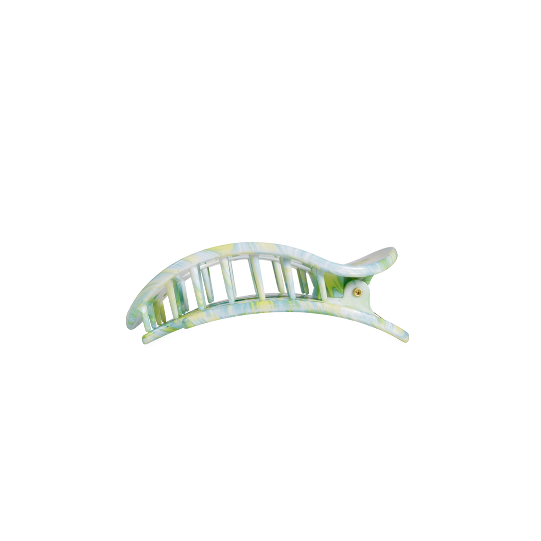 By The Sea Shore Small Flat Round Teleties Clip