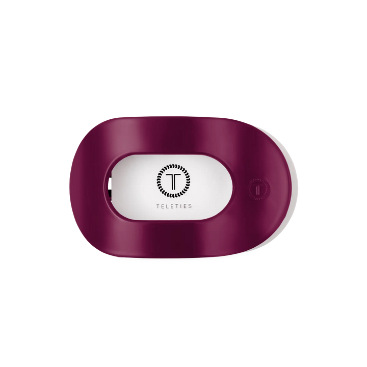 Mulberry Medium Flat Round Teleties Clip