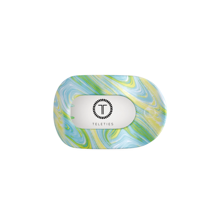 By The Sea Shore Small Flat Round Teleties Clip