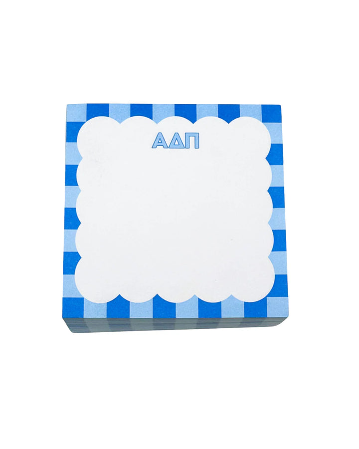 Scalloped Sorority Note Cube