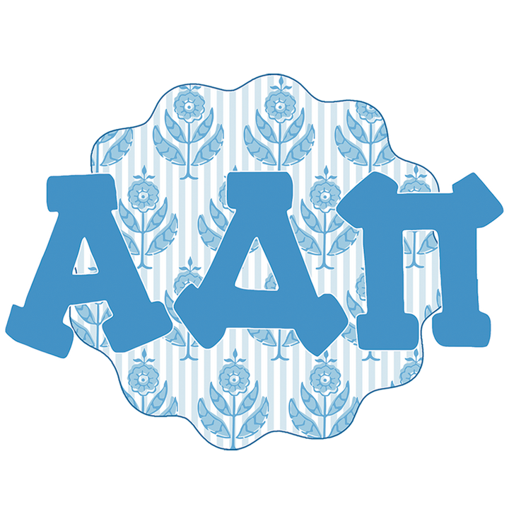 Block Print Sorority Sticker