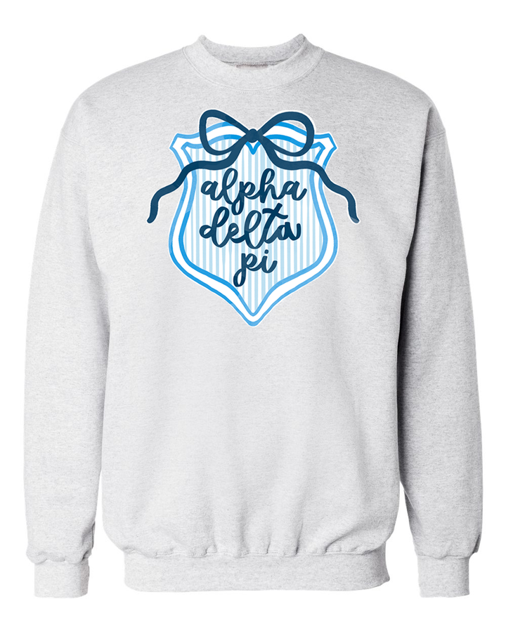 Sorority Bow Crest Sweatshirt