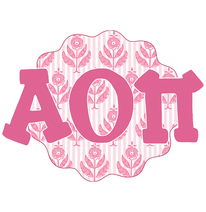 Block Print Sorority Sticker