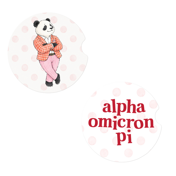 Mascot Sorority Car Coaster Set