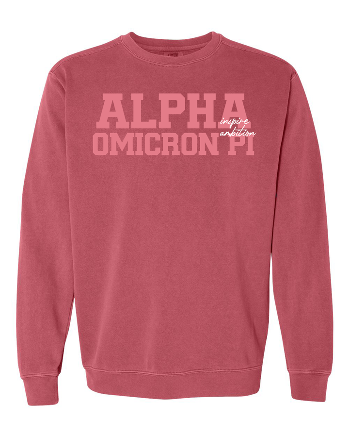 Alpha Omicron Pi Slogan Crew