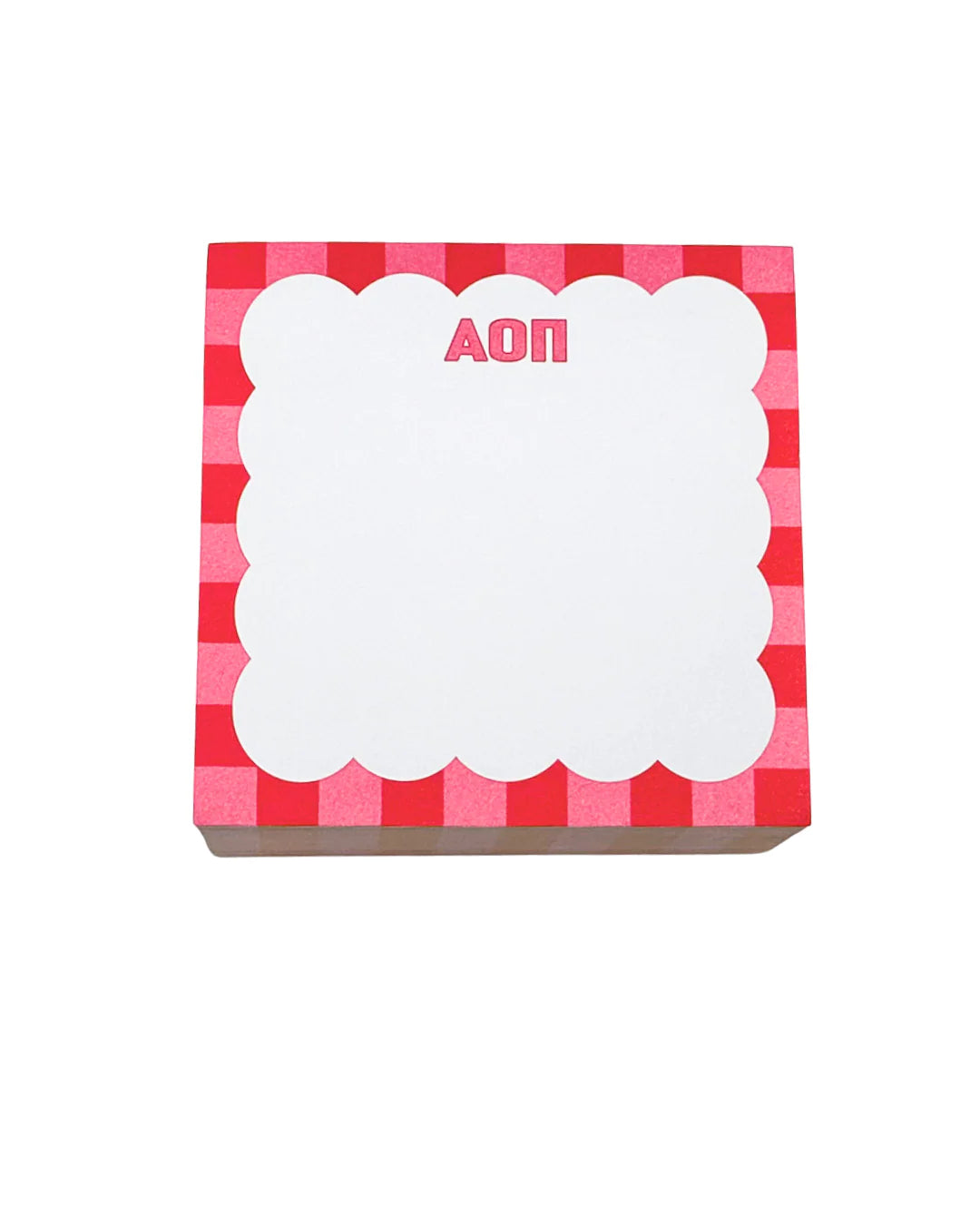 Scalloped Sorority Note Cube