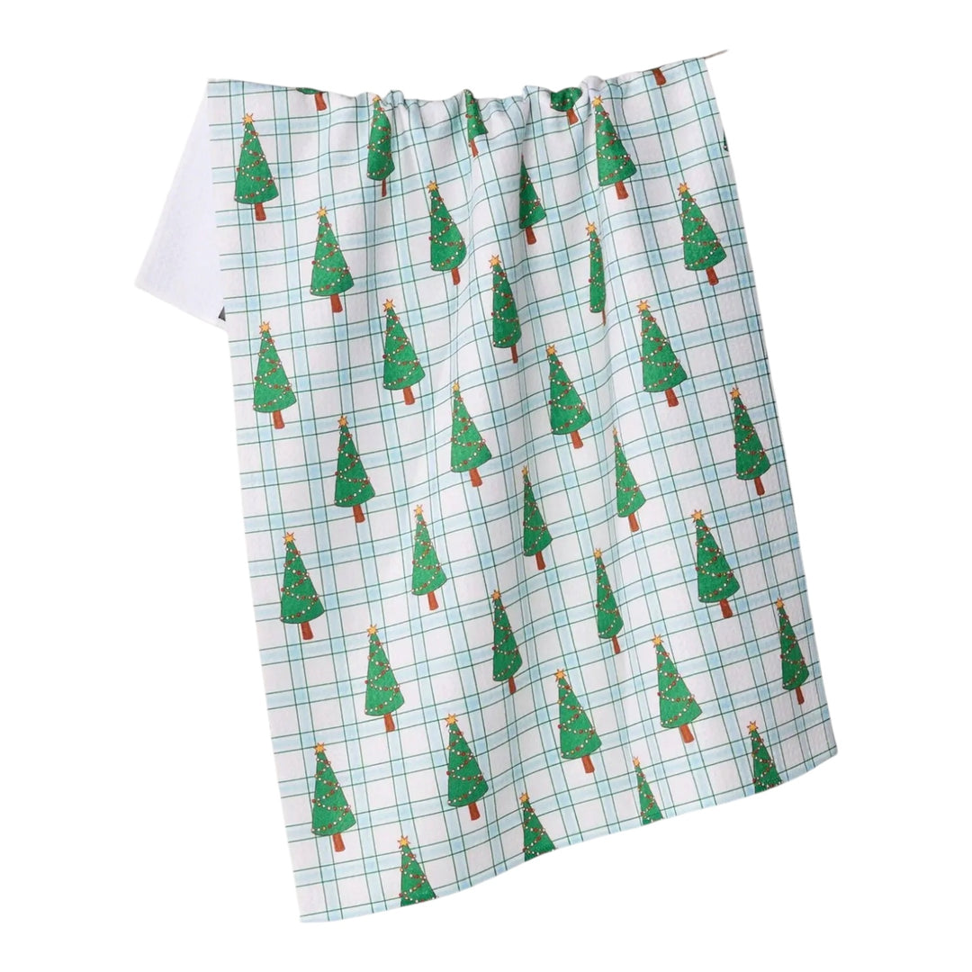 Jolly Plaid Tea Towel
