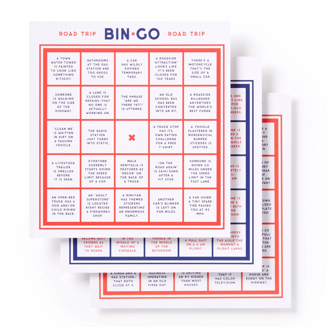Bin-Go: Survive A Vacation Bingo Book