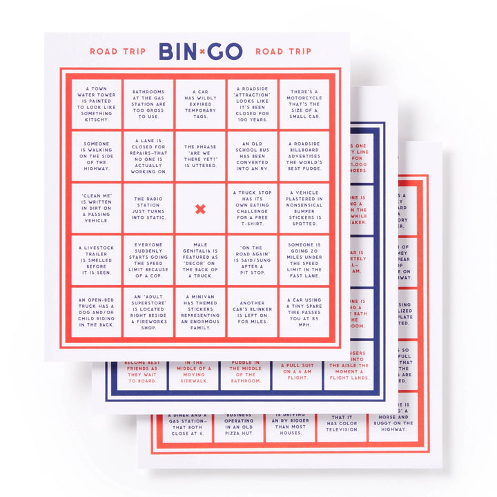 Bin-Go: Survive A Vacation Bingo Book