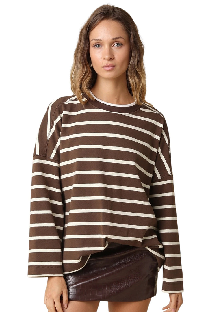 Hailey Relaxed Striped Top