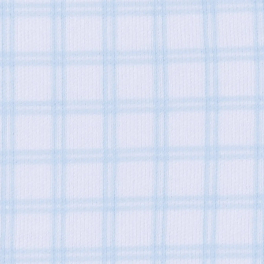 Light Blue Peek-A-Boo Wishes Swaddle Blanket