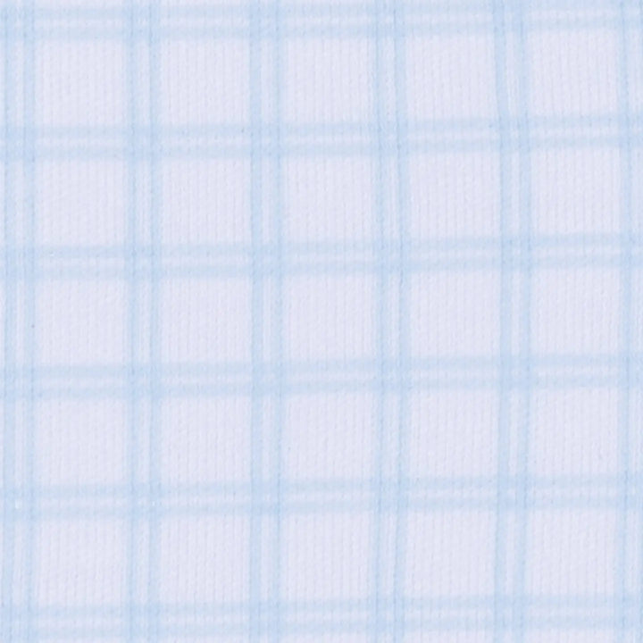 Light Blue Peek-A-Boo Wishes Swaddle Blanket