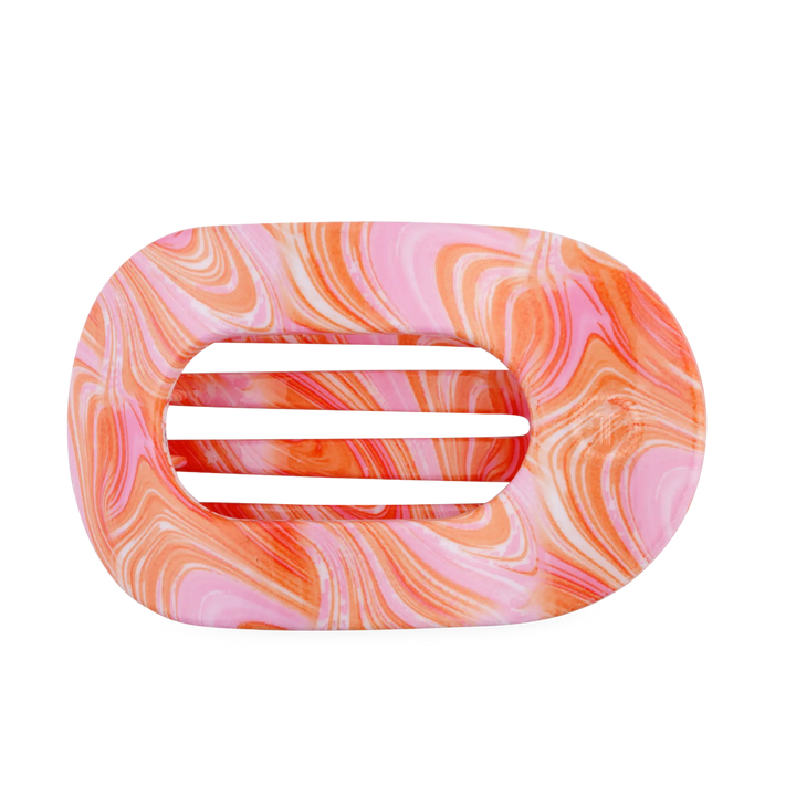Just Keep Swimming Large Flat Round Teleties Clip