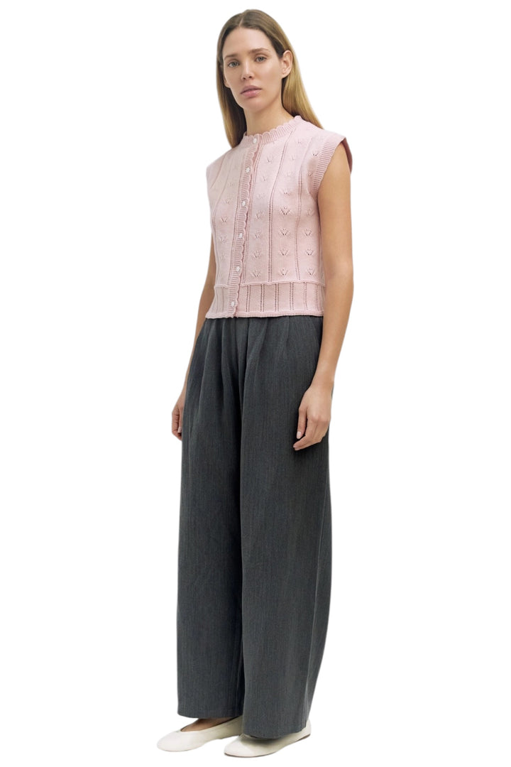 Phoebe Pointelle Sweater Vest