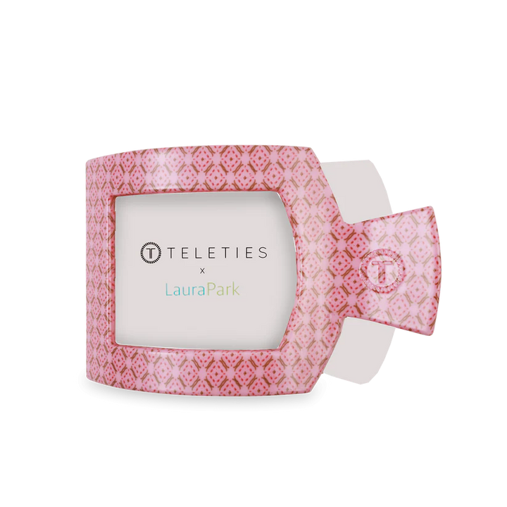 Berry Cozy Large Flat Square Teleties Clip