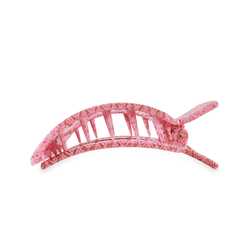 Berry Cozy Large Flat Square Teleties Clip