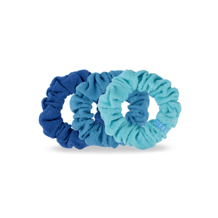 Bora Bora Large Terry Teleties Scrunchie Set