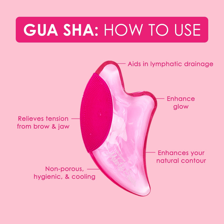 Puff Eraser: 2 in 1 Gua Sha