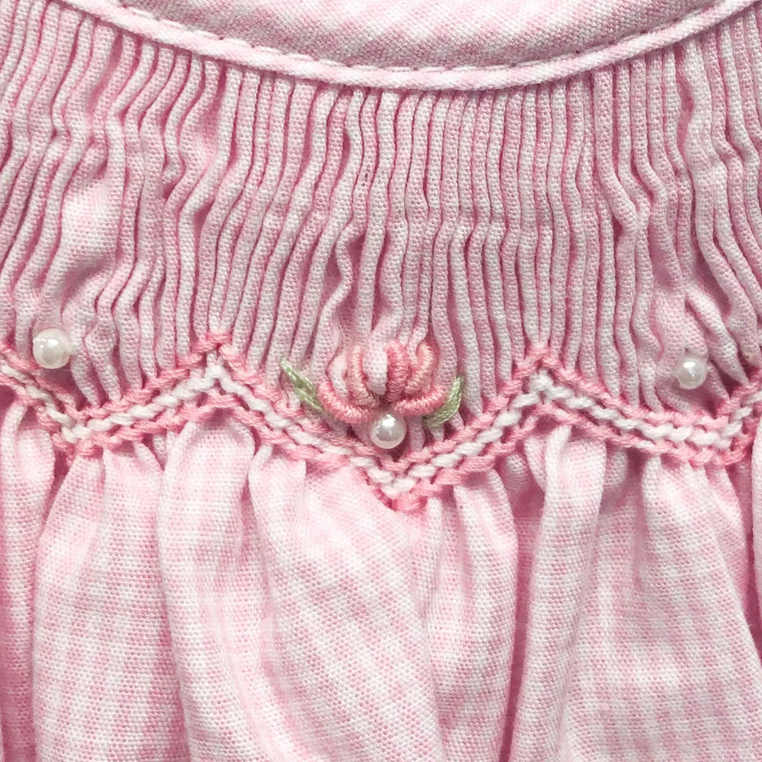 Bishop Zig Zag Smocked Dress