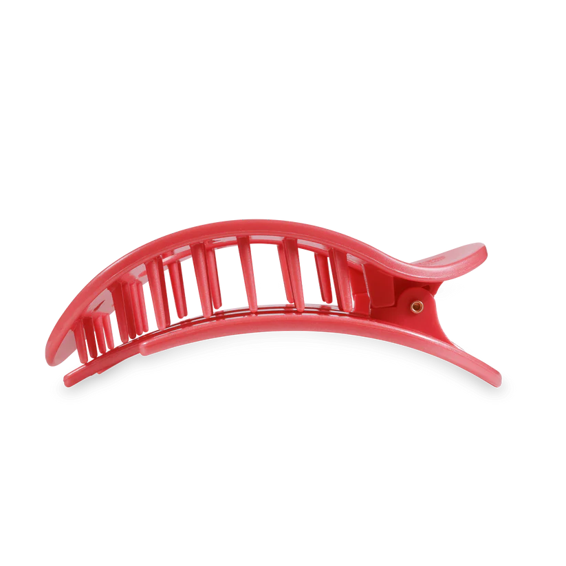 Calming Coral Large Flat Round Teleties Clip