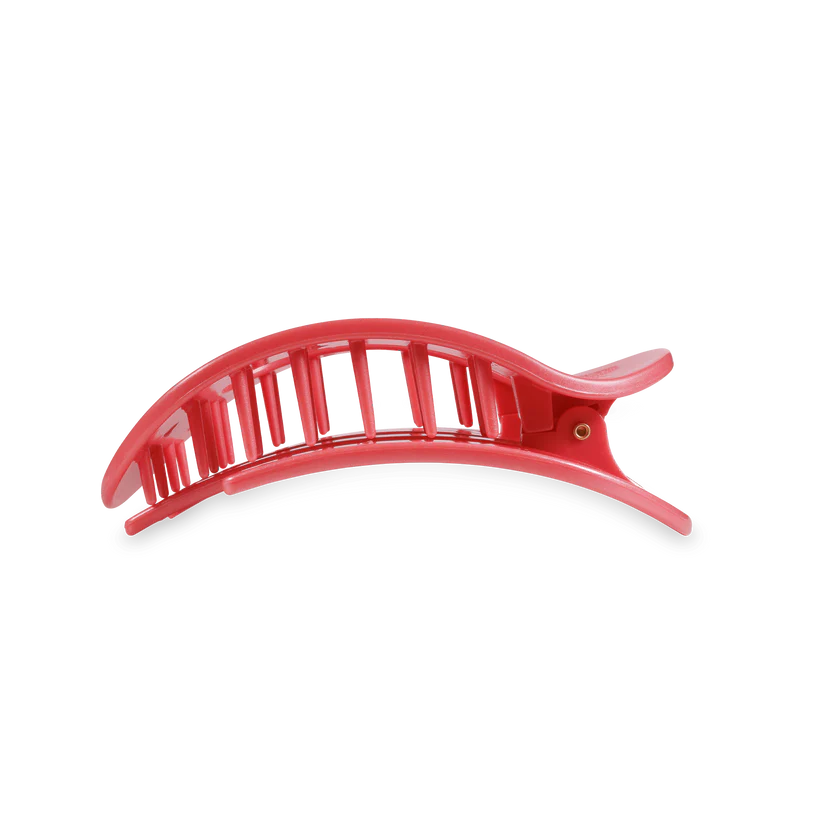 Calming Coral Medium Flat Round Teleties Clip